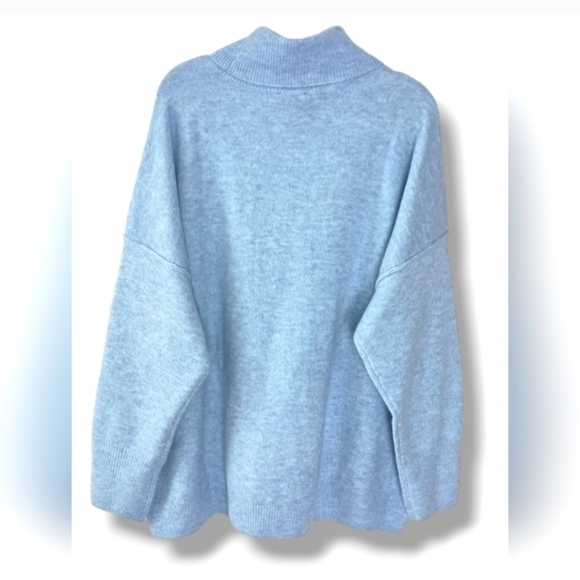 NWT Vince Camuto Ladies Turtleneck Sweater in Blue 💙 XXL - Picture 5 of 8